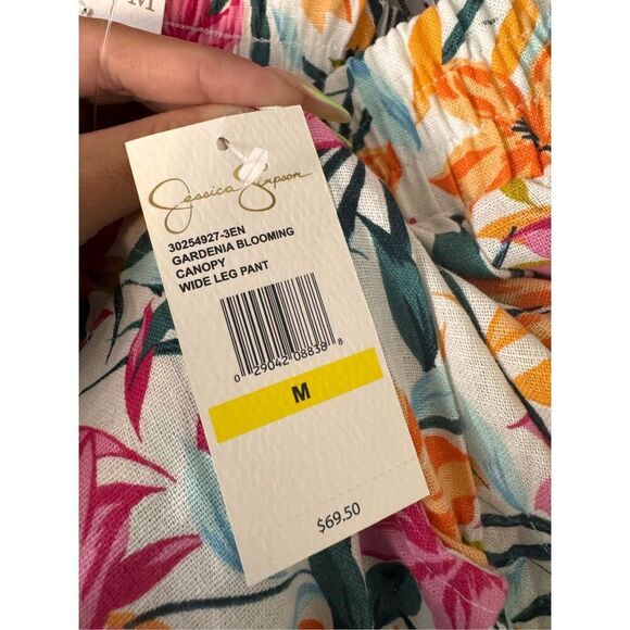 Jessica Simpson wide leg floral pants size medium - Picture 3 of 14